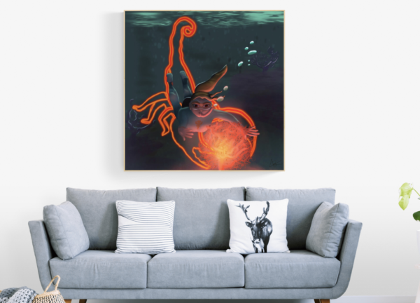 chouettes reg'arts scorpion zodiaque illustration boutique vente digital astrologie archétypes boutique