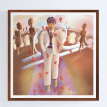 Zodiaque balance archétype signe digital art illustration astrologie astrocoaching connaissance de soi beauté équilibre paradoxes