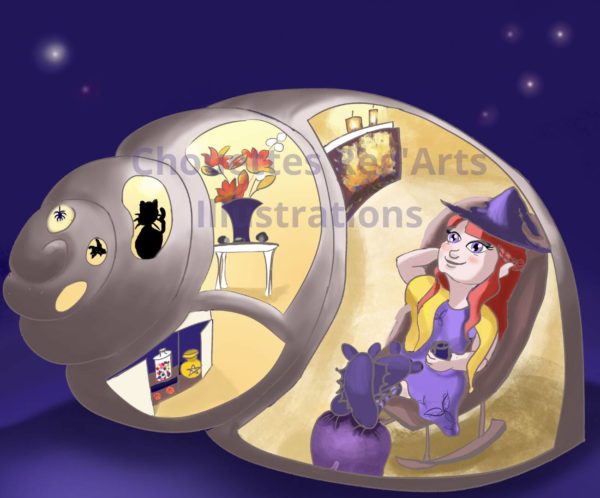 halloween cosy witch sorcière