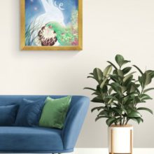 Paqueshalo2 chouettes regarts contextualise Pâques symboles lapin lune oeuf vie chouettes regarts illustrations jeunesse enfance exposition salon