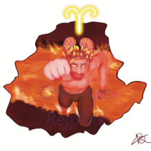 Bélier illustration avec filigrane