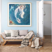 Signe zodiaque du poisson exposition Illustration