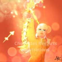 sagittaire zodiaque illustration astrologique signes archer celeste
