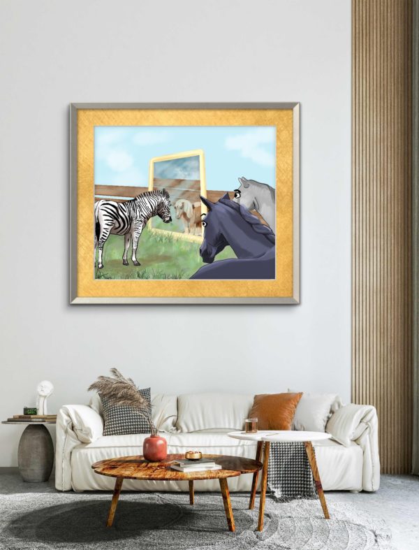 croyances zèbres HPI hypersensibles illustrations fineart